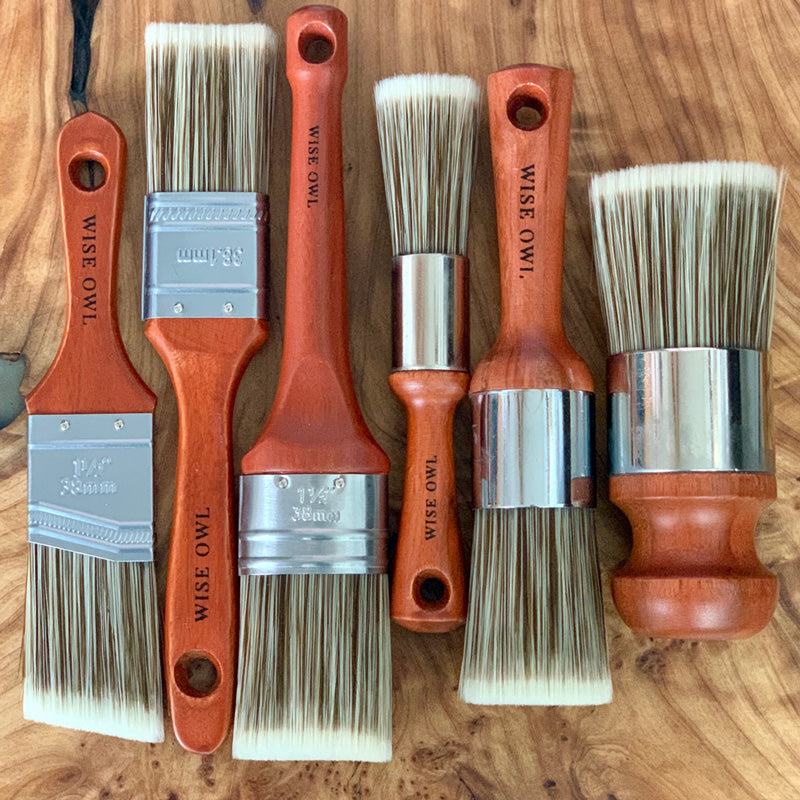 Wise Owl Premium Paint Brushes - 2